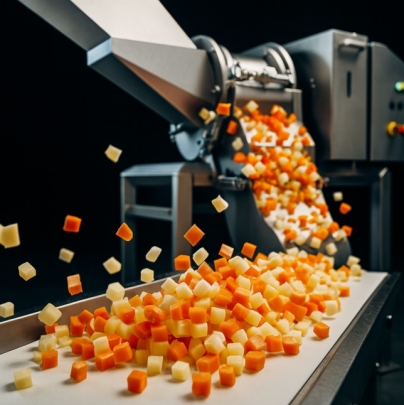 Moderní technologie FAM pro přesné krájení a strouhání potravin bez zbytečného odpadu